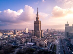 Warsaw city view